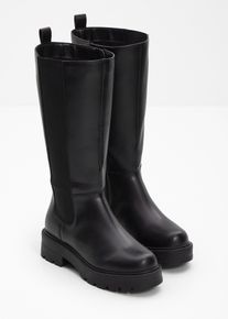 Weitschaftstiefel in schwarz, Gr&ouml;sse 37, bonprix