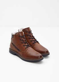 Bugatti Schnürboots aus Leder in braun, Grösse 41, bonprix