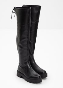Overknee Stiefel in schwarz, Gr&ouml;sse 36, bonprix
