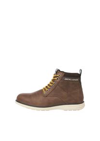 Jack & Jones JACK & JONES, Hommes Bottines à lacets 'JFWDenver', marron / brun foncé / blanc