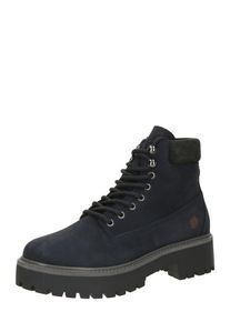 Apple of Eden, Femmes Bottines &agrave; lacets 'FRANCES', bleu fonc&eacute;