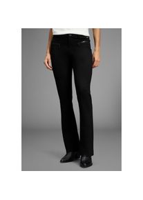 Bruno Banani, Unisex, Bootcuthose mit Reissverschluss-Detail - NEUE KOLLEKTION, schwarz, 42, N-Gr, Schlaghose im klassischen Bootcut Fit