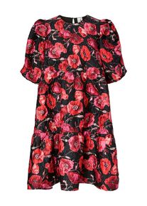 Y.A.S YAS, Femmes Robe 'YASPOPPINA', rose clair / rouge / noir