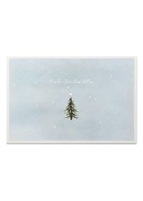 cityproducts Grußkarte Recycling Papier Kleiner Tannenbaum