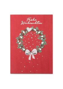 cityproducts Grußkarte Recycling Papier Tannenkranz