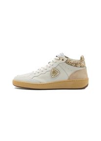 Blauer.USA, Femmes Baskets basses, beige / or / argent / blanc