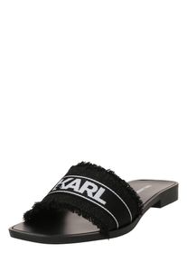 K by KARL LAGERFELD Karl Lagerfeld Pantolette Damen, schwarz / weiß, Größe 39
