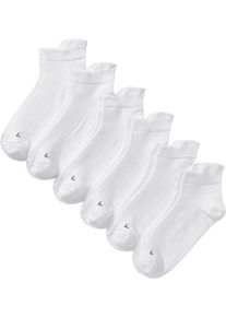 Sportsocken (6er Pack) COOLMAX® in weiss, Grösse 43-46, bonprix