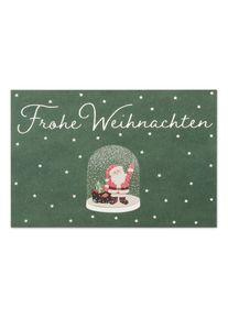 cityproducts Grußkarte Recycling Papier Schneekugel