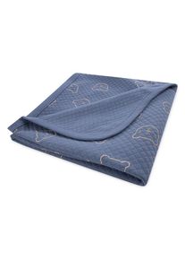 HUGGIES babywear , Babydecke »HGHB QUILTED RECEIVING BLANKET« mit Teddy-Motiv, leicht gesteppt , Wickeldecke von Huggies