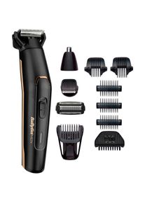 BaByliss, BaByliss Multifunktionstrimmer &raquo;11-in-1 Carbon Titanium Multi Trimmer&laquo; 10 Aufs&auml;tze, schwarz, goldfarben, 100% wasserdicht