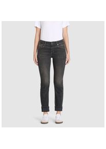 MAC, Unisex, MAC Slim-fit-Jeans &raquo;RICH SLIM&laquo; mit Stretch, fancy braun schwarz, 46, L&auml;nge 32, Slim-Fit Jeans von MAC