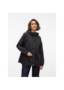 V&eacute;ro Moda Vero Moda, Unisex, Parka &raquo;VMPAISLEY PARKA JACKET NOOS&laquo; mit Kapuze mit Taillen-Kordelzug, schwarz, M, Parka von Vero Moda
