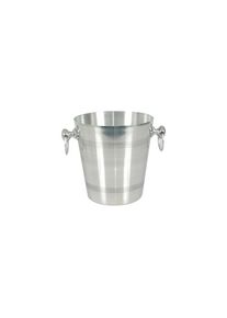 Nouvel, Wein- und Sektk&uuml;hler &raquo;Alu, 20 x 20 x 21 cm&laquo;, silberfarben, Aluminium