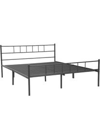 Metallbett »Amrum Bett Bettgestell Bettrahmen Einzelbett Doppelbett Stahlbett« 2m Länge und in 4 Breiten wählbar - 90, 140, 160, 180 cm,...