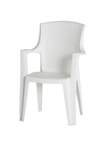 ProGarden Gartensessel »Eden«, (Set, 2 St.), bestehend aus 2 Stapelsesseln weiß