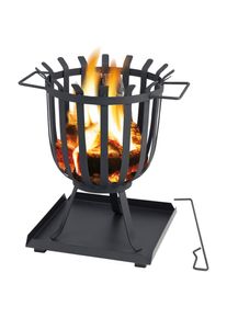 Tepro Feuerkorb &raquo;Brentwood&laquo;, &Oslash;xH: 36x45 cm schwarz Feuerk&ouml;rbe
