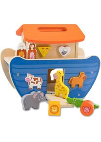 Jamara Steckspielzeug »Kids, Arche Noah«, (13 tlg.) bunt Steckspielzeug