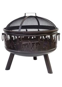 Buschbeck Feuerkorb &raquo;Wildfire&laquo;, BxLxH: 61x61x61 cm braun Feuerk&ouml;rbe