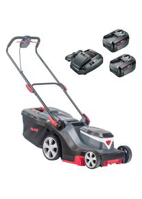 Al-Ko Akkurasenm&auml;her &raquo;HOME AND GARDEN COMPATIBLE 38.2 Li Comfort&laquo;, (Set), 38 cm Schnittbreite, inkl. 2 Akkus und Ladeger&auml;t grau Inkl. Mulchkeil