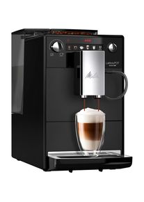 Melitta Kaffeevollautomat »Latticia® One Touch F300-100, schwarz«, kompakt, aber XL Wassertank & XL Bohnenbehälter schwarz