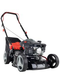 Scheppach Benzinrasenm&auml;her &raquo;MP132-42&laquo;, 2, 4 kW/3, 3 PS schwarz Zentrale Schnitth&ouml;henverstellung in 7 Stufen (25 &ndash; 75 mm)