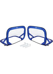 L.A. Sports Fußballtor »Soccer Goal Champion«, (Set, 2x Fußballtor mit Tragetasche und Erdnägel) schwarz