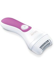 Beurer Epilierer &raquo;HL 76&laquo;, 4 St. Aufs&auml;tze, Wasserfest, 2 Geschwindigkeitsstufen, inklusive Rasieraufsatz wei&szlig; Mit LED-Licht f&uuml;r eine pr&auml;zise...