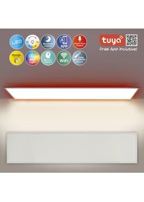 N&auml;ve N&Auml;VE Smarte LED-Leuchte &raquo;Smart Home LED Backlight Panel&laquo;, inkl. Nachtlicht und Fernbedienung wei&szlig;