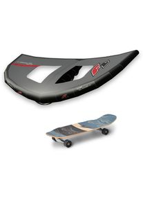 F 2 F2 Skateboard &raquo;Carving Skateboard mit Allroung Wing 3m&sup2;&laquo;, (Set, 5 St.) braun