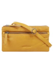 wouwou Abendtasche, echt Leder gelb Taschen