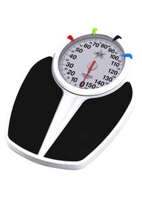 Bischof Personenwaage »Doktorwaage«, mit 4 Gewichtsmarkern schwarz schwarz/weiß