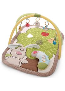Nici Baby Gym »My First Kollektion, 3-D Activity-Decke«, mit Spielkissen Hase und Eule bunt