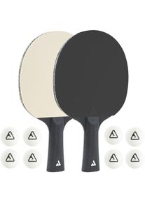 Joola Tischtennisschläger »Tischtennis-Set BLACK + WHITE«, (Set, 10 tlg., mit Bällen) bunt Tischtennisschläger