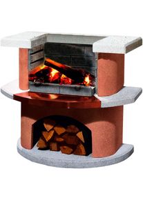 Buschbeck Holzkohlegrill &raquo;Grillbar Bologna&laquo;, BxTxH: 110x65x93 cm orange Grills