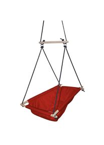 Roba&reg; H&auml;ngematte &raquo;H&auml;ngesitz, rot&laquo;, mitwachsende Babyschaukel mit Bauchgurt & Polster rot