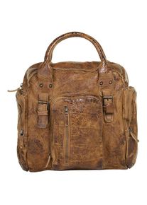 Landleder Shopper »JAGOS«, echt Leder braun Taschen