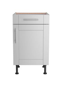 Optifit Unterschrank »Ahus«, Breite 50 cm grau hellgrau matt/hellgrau