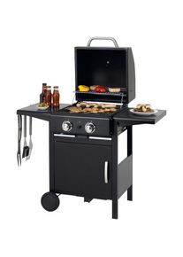 Tepro Gasgrill &raquo;MAYFIELD 2&laquo;, BxTxH: 112x58x100 cm, 2-Brenner schwarz Grills