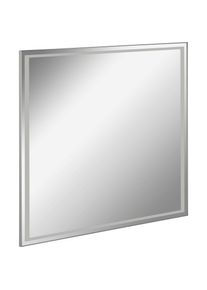 Fackelmann Badspiegel »Framelight 80«, (1 St.), LED silberfarben spiegel/sat