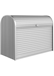 BioHort Fahrradbox &raquo;StoreMax 160&laquo;, M&uuml;lltonnenbox, BxTxH: 163x78x120 cm silberfarben Aufbewahrungsboxen