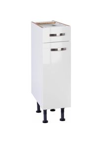Optifit Unterschrank »Cara«, Breite 30 cm, mit Vollauszug und Soft-Close-Funktion weiß weiß Glanz/weiß