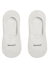 Gant F&uuml;&szlig;linge, (2 Paar) wei&szlig; 43/45 white Silikonbesatz an der Ferse