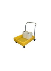 Ecospill Ltd Ecospill Ltd Solid-Sided PE Platform Trolley, 1000 x 700 x 300mm, 300kg Load - P3250907
