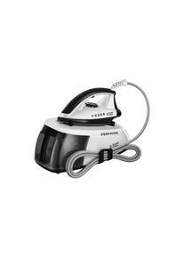 Russell Hobbs, Russell Hobbs Dampfb&uuml;geleisen &raquo;Dampfb&uuml;gelstation mit Edelstahl-B&uuml;gelsohle und 1.3 l Wassertank&laquo; 2400 W, schwarz