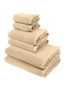 Bruno Banani Handtuch Set »Lana, Handtuch-Set in Premium Qualität 600g/m²« Set 6 Stk. Frottier hochwertig, weich, flauschige Qualität, 5 Jahre Garantie , Bruno...