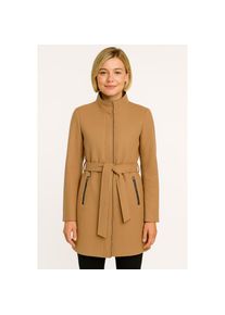 V&eacute;ro Moda Vero Moda, Unisex, Kurzmantel &raquo;VMBLASSJESSY AW WOOL JACKET GA LCS&laquo; mit Wollanteil und Lederimitat Details, tigers eye, S, Modischer Mantel von Vero 