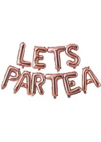Ginger Ray Ballon lettrage Lets Partea or rose 2m