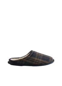 next Hausschuh Herren, navy / braun / mint, Größe 12