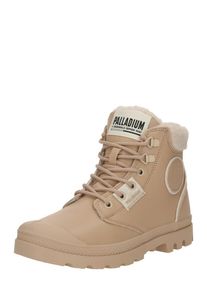 Palladium Schnürstiefelette 'PAMPA' Damen, kitt / dunkelbeige / schwarz, Größe 38